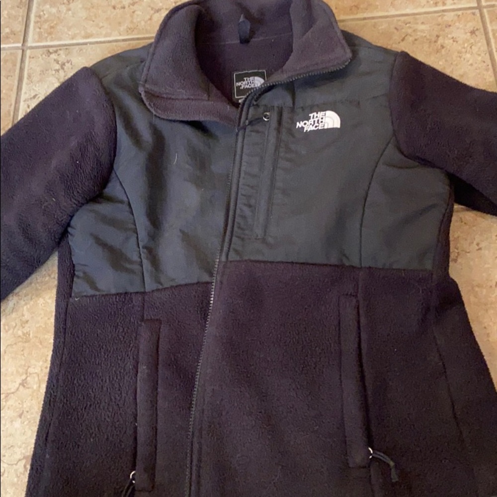 North face full zip fleece jacket